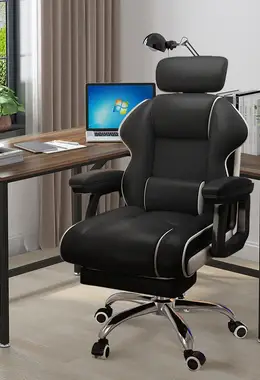 Executive Computer Chair Adjustable Angle Home Office Desk Chair