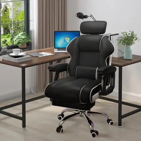 Executive Computer Chair Adjustable Angle Home Office Desk Chair