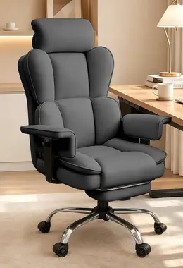Heavy Duty Executive Office Desk Chair Adjustable Armrests