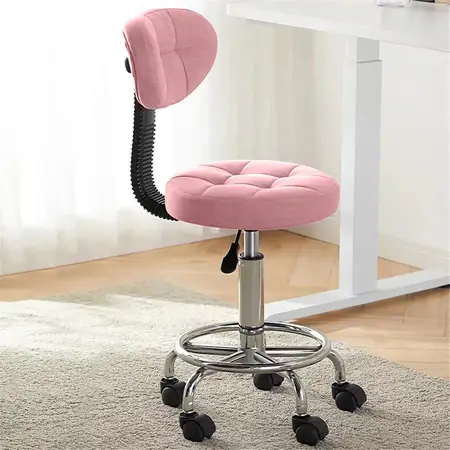 Office Drafting Chair with Back Support and Footrest